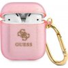 Guess Guess kryt AirPods GUA2UCG4GP růžový/růžový Glitter Collection Guess Guess kryt AirPods GUA2UCG4GP růžový/růžový Glitter Collection
