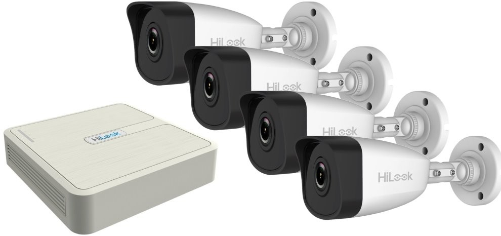 Hikvision HiLook KIT NVR-104H-D/4P(C)IPC-B140H(C)