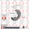 Brzdový bubon ZIMMERMANN 600.1963.20