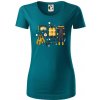 Potápačské vybavenie - Dámske tričko z organickej bavlny Origin (GOTS) - 2XL ( Petrolejová ) Potápačské vybavenie - Dámske tričko z organickej bavlny Origin (GOTS) - 2XL ( Petrolejová )