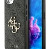 Guess PU 4G Metal Logo kryt pre iPhone SE4, sivý 57983124494 Guess PU 4G Metal Logo kryt pre iPhone SE4, sivý 57983124494