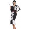 Kostým Cruella DeMon, prevlek 101 Dalmatíncov, rozprávkový kostým, veľkosť M Kostým Cruella DeMon, prevlek 101 Dalmatíncov, rozprávkový kostým, veľkosť M