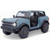 Maisto Ford Bronco Badlands (bez dveří) 2021, Modrý 1:18 Maisto Ford Bronco Badlands (bez dveří) 2021, Modrý 1:18