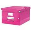Stredná univerzálna krabica Leitz Click & Store, Ružová Stredná univerzálna krabica Leitz Click & Store, Ružová
