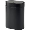 IKEA BROGRUND Kúpeľňový kôš s vekom na tlačidlo, čierny, 4L IKEA BROGRUND Kúpeľňový kôš s vekom na tlačidlo, čierny, 4L