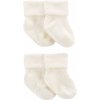 Carter's Ponožky White neutrál LBB 4ks