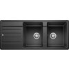 Dvojkomorový drez Blanco LEGRA, granitový, sivý Dvojkomorový drez Blanco LEGRA, granitový, sivý