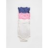 GAP Baby body 3ks Vícebarevná