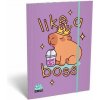 Doska s gumičkou, kartón, A4, LIZZYSULI, Lollipop Capybara Doska s gumičkou, kartón, A4, LIZZYSULI, Lollipop Capybara