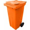 Plastová nádoba na odpad ELKOPLAST 120 l - oranžová C Plastová nádoba na odpad ELKOPLAST 120 l - oranžová C