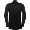Pánske funkčné tričko Mammut Aenergy ML Half Zip Pull Men Veľkosť: XXL / Farba: čierna Pánske funkčné tričko Mammut Aenergy ML Half Zip Pull Men Veľkosť: XXL / Farba: čierna