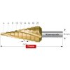 Karnasch 213002 | Stupňovitý vrták CBN brúsený, 3 rezné hrany priemer 4-20 mm, max. hĺbka rezania 4 mm, dĺžka 75 mm, povlakovaný Karnasch 213002 | Stupňovitý vrták CBN brúsený, 3 rezné hrany priemer 4-20 mm, max. hĺbka rezania 4 mm, dĺžka 75 mm, povlakovaný