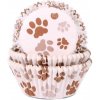 Cupcakes formy hnedé tlapky 50x33 mm - House of Marie - House of Marie Cupcakes formy hnedé tlapky 50x33 mm - House of Marie - House of Marie