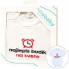 Body s potlačou New Baby najlepší budík na svete - darčekové balenie 86 (12-18m) Body s potlačou New Baby najlepší budík na svete - darčekové balenie 86 (12-18m)