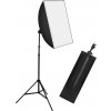 tectake 400752 softbox so statívom 2v1 štúdiové svetlo - černá tectake 400752 softbox so statívom 2v1 štúdiové svetlo - černá