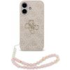 Kryt na mobil Guess PU 4G Metal Logo Strap Zadný Kryt pre iPhone 17 Pink GUHCP17SP4GMGSP Kryt na mobil Guess PU 4G Metal Logo Strap Zadný Kryt pre iPhone 17 Pink GUHCP17SP4GMGSP