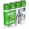 1x4 Ansmann NiMH Battery Micro AAA Type 850 800 mAh maxE 1x4 Ansmann NiMH Battery Micro AAA Type 850 800 mAh maxE