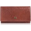 Paolo Peruzzi peňaženka z pravej kože hnedá - dámska Paolo Peruzzi peňaženka z pravej kože hnedá - dámska