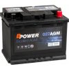Autobatéria BPOWER AGM 12V 60Ah 640A 027AGM Autobatéria BPOWER AGM 12V 60Ah 640A 027AGM