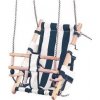 ST Leisure Equipment Hojdacka LEQ FUMIKO, 36x24x45 cm tkanina/drevo modrá ST Leisure Equipment Hojdacka LEQ FUMIKO, 36x24x45 cm tkanina/drevo modrá