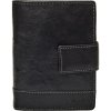 Lagen Pánska kožená peňaženka V-227 / T čierna Lagen Pánska kožená peňaženka V-227 / T čierna