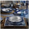 Asir | 24-dielna jedálenská súprava, modrá, porcelán | 710KTP2711 Asir | 24-dielna jedálenská súprava, modrá, porcelán | 710KTP2711