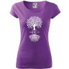 Narodeninový strom 60 - Dámske tričko Pure - S ( Fialová ) Narodeninový strom 60 - Dámske tričko Pure - S ( Fialová )