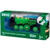 Brio Veľká zelená elektrická lokomotíva so svetlami Brio Veľká zelená elektrická lokomotíva so svetlami