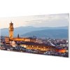 Nástenný panel Italy Castle sunset panorama 100x50 cm Nástenný panel Italy Castle sunset panorama 100x50 cm