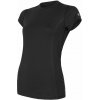 Dámske tričko kr.rukáv SENSOR MERINO ACTIVE čierna S Dámske tričko kr.rukáv SENSOR MERINO ACTIVE čierna S