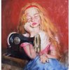 Šaty - Akad. mal. Igor Navrotskyi, originálny, ručne maľovaný obraz M (do veľkosti 65x65cm) Viac farieb Šaty - Akad. mal. Igor Navrotskyi, originálny, ručne maľovaný obraz M (do veľkosti 65x65cm) Viac farieb