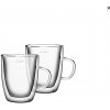 LAMART Sklenený termo hrnček VASO s uškom 2 x 420 ml