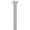 Nábytková noha Ø 30x400 mm strieborná Nábytková noha Ø 30x400 mm strieborná