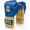 Boxerské rukavice - CLETO REYES - zafírová modrá/zlatá Boxerské rukavice - CLETO REYES - zafírová modrá/zlatá