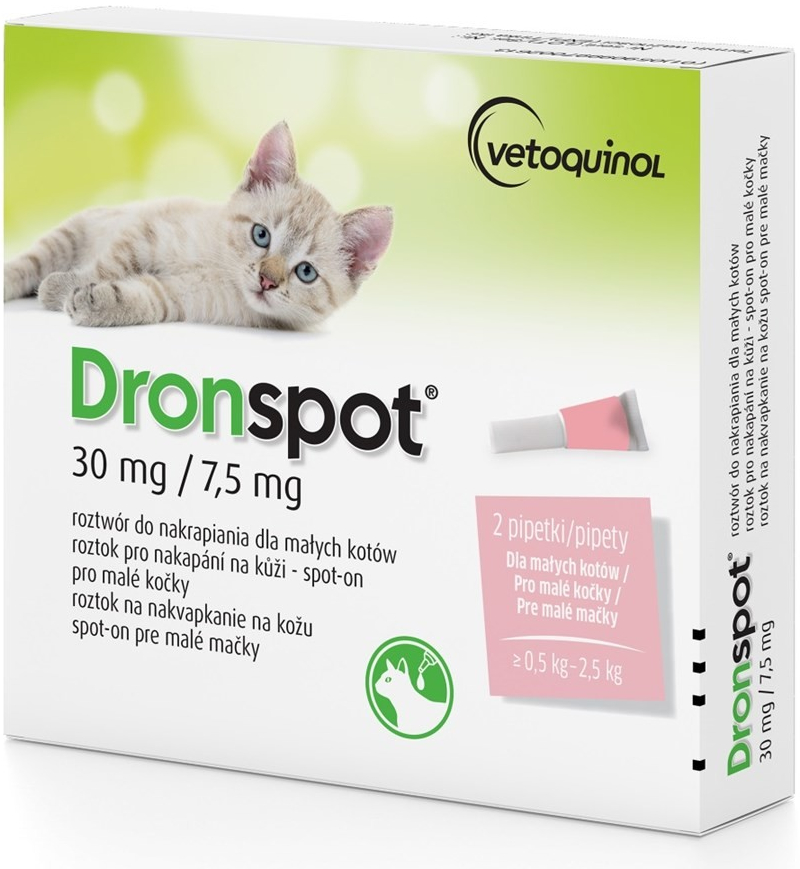 Dronspot spot-on Cat 30 / 7,5 mg 2 x 0,35 ml