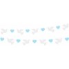 Godan Girlanda - Holubice a modré srdiečka 150 cm Godan Girlanda - Holubice a modré srdiečka 150 cm