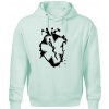 Srdce zdravia Oversized mikina pánska Moon Frost