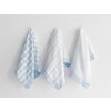 XPOSE® Kuchynské utierky ALVARO 3ks - modré 50x70 cm, Bavlna XPOSE® Kuchynské utierky ALVARO 3ks - modré 50x70 cm, Bavlna