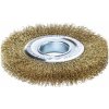 Lessmann 345542 | Rotačná kefa, mosadzný drôt zvlnený stolová brúska 150x23-25 / mosadz 0,20 Lessmann 345542 | Rotačná kefa, mosadzný drôt zvlnený stolová brúska 150x23-25 / mosadz 0,20