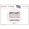 Sada brzdových platničiek, vždy 4 kusy v sade BREMBO P 44 018 (P44018)