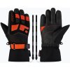 Detské lyžiarske rukavice ZIENER Lukian-Z AS black/orange red Detské lyžiarske rukavice ZIENER Lukian-Z AS black/orange red