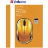Myš bezdrôtová, Verbatim Go Nano 49045, oranžová, optická, 1600DPI Myš bezdrôtová, Verbatim Go Nano 49045, oranžová, optická, 1600DPI