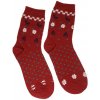Dámske bordové ponožky CHRISTMAS Dámske bordové ponožky CHRISTMAS