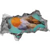 Diera 3D fototapeta nálepka Robin bird 95x73 cm Diera 3D fototapeta nálepka Robin bird 95x73 cm