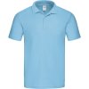 Fruit of the Loom polokošile Original polo krátký rukáv pánská COT-16305041001 modrá nebesky
