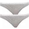 Calvin Klein dámske nohavičky klasické 2pack sivá