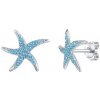 Silvego Strieborné náušnice morské hviezdice Astra s Brilliance Zirconia MW03443EB Silvego Strieborné náušnice morské hviezdice Astra s Brilliance Zirconia MW03443EB