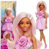 Barbie Fashionista kamarátky Štýlová bábika v ružových šatách