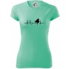 Piano ekg - krídlo - Dámske Fantasy športové (dresovina) - 2XL ( Mätová ) Piano ekg - krídlo - Dámske Fantasy športové (dresovina) - 2XL ( Mätová )