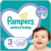Pampers Active Baby veľkosť 3, 152 plienok, 6kg-10kg Pampers Active Baby veľkosť 3, 152 plienok, 6kg-10kg